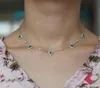 Prinses Noble Ketting Hangend Waterdruppel Gemaakt Smaragd Elegent Kraagketting 32-10 cm Voor Vrouwen Femme Mode-sieraden Gift260g5755569