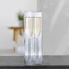 Wine Glasses 2pcs 100ml Champagne Glass Double Wall Wedding Party Cup Toasting Cocktails Flute Goblet Bubble