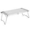 Table pliante en acier inoxydable, mobilier de Camping en plein air, Barbecue, Portable, multifonctionnel, léger, thé pour voyage