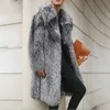 PFHQ Herrarna Loose Trendy Imitation Mink Hair Coat Fashion Faux Fur Fox Long Size Male Clothes 21Q4429 231226