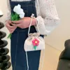 Cross Body Påsar Sommar och handväskor borstade Cross Body Floral/Rainbow Casual Elegance Making Women's Bundled BagsblieBerryeyes