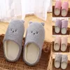 Pantoufles Snow Bear Chaussures pour femmes Anti-Skid Slip-On Casual House Pantoufle d'intérieur pour homme à la maison