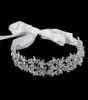 Handmade Bridal Headband Tiara Crystal Wedding Hair Accessories Ribbon Elegant Headpiece Rhinestone Women Hair Jewelry4597388