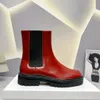 2023 Automne et hiver nouvelles bottines à bout fendu série muffin bottines élastiques à semelles épaisses 4,5 cm bottes pour femmes à talons hauts design de luxe avec boîte à chaussures