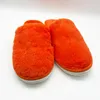 Slippers Simple Plush Slipper Customized Personalized Fluffy Fashion Warm Indoor House Adults Kids Shoes For Party Gifts