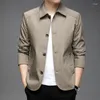 Men's Suits Wind-Breaker High Quality Casual Suit Jacket Daily Commuter Single Spring And Autumn Lightweight Coat