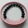 Rosa quartzo lava yoga pulseira cura cristais pulso mala contas chakra jóias pedra natural das mulheres yoga bracelet256f