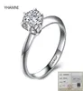 Med Cericate Luxury Solitaire 2 0CT Zirconia Diamond Ring 925 Solid Silver 18K White Gold Wedding Rings for Women CR168203F234L8454429