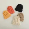 Berretti RICYGVM Inverno Caldo Bambini Cappello lavorato a maglia Ragazzo Ragazza Tinta unita Cofano all'uncinetto Bambino Skullies Berretto Coreano Lana grezza Bambini Berretti