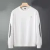 Fashion Casual Men's Chaopai Classic Long-Sleeved Crew Neck Print Minimalist Pullover Par Hoodie