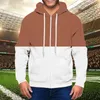 Homens camisetas Mens Hooded Cordão Jaqueta Outono Inverno Zíper Cor Sólida Patchwork Manga Longa Outerwear Masculino Casual Casaco Diário