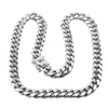 10mm Heavy Necklace Stainless Steel Miami Link Curb Cuban Chain Mens Necklace Male Party Jewelry Accessories Stylish Beautiful238H