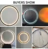 Modern LED Round Ring Wall Lamp Minimalist Personality Bedroom Bedside Sconce Living Room Sofa Home Interior Decorative Lighting