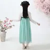 Vestidos da menina 4 6 8 10 1 2 anos de idade clássico meninas vestido traje nacional chinês hanfu dança étnica criança mais velha pografia antiga