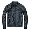 Printemps moto veste en cuir véritable hommes peau de vache mince manteau court moteur Biker Racer peau de veau naturel vêtements taille S-5XL 231226