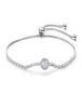 Classic Halo Design Tennis Armband Justerbar kristallacenterad CZ -kedjearmband för kvinnor245E4112526