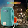 TG392 Outdoor Bicycle Bluetooth Speaker TWS Portable Wireless Sound Box Built-in Mic Hands-free Call IPX5 Waterproof Subwoofer