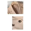 Kobiety płaszcz wiosny jesień Khaki Suit Fashion Korean Blazers Blazers Krea Kurtka Kurtka swobodna biuro Blazer Tops 231225