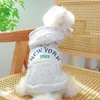 1PC Pet Apparel Dog Spring and Autumn York Pocket Grey Casual Hooded Coat With Drawstring Buckle For Small Medium Dogs 231226