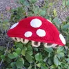 Berets Fun Mushroom Hut Halloween Party Urlaub Frauen Winter gestrickte Hüte