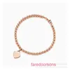 Tifanism Design Women Bead Bracelets Charm Luxury Jewelry for Lady Gift T style love pearl bracelet Street rose gold With Original Box