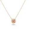 Chan 5ネックレスはLextrait de Camelia Uxury Fine Jewelry Chain Necklace for Womens Pendant K Gold Heart Designer Ladies Fashi235D