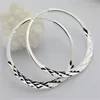 Hoop Earrings 925 Sterling Silver Selling Fashion Car Big 5/6CM Jewelry For Women Christmas Valentine's Day Gifts Wholesale