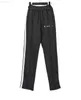 Palms Angels Angels Masculino y Pantalones de chándal Fiess Elástico Ropa para hombre Track Joggers Pantalón Black Palm Angeles Jyt