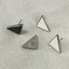 Brand Letter Triangle Stud Earrings Jewelry Triangular Designer Ear Studs Temperament Dangler Wholesale