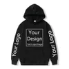 Aangepaste paar hoodie DIY tekst afbeelding afdrukken mannen/vrouwen uit kleding aangepaste sweatshirts Outlet 231226