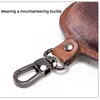 Suitable for airpods Apple wireless bluetooth headset case Convenient drop-proof leather case leather pouch with hiking buckle for on-the-go use