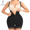 Body modellante da donna Body snellente Butt Lifter Shaper completo per il corpo Bbl Tummy Control con apertura sul cavallo Ziper Design Fajas Reductoras 231225