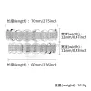 새로운 블링 마이크로 설정 CZ 치아 그릴 츠 세트 상단 하단 그릴 치과 세트 구강 힙합 패션 보석 보석