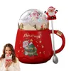 Canecas 500ml grande capacidade caneca de café de Papai Noel colorido cerâmica bebendo copos de chá para bebidas de chocolate presente de Natal