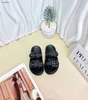 New Kids Sandals Double Breasted Design Baby Shoes Size 26-35 Inklusive Shoe Box Designer Boys Girls Slippers DEC20