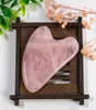 Fashion Natural Rose Quartz Stone New Body Care Scraping Board Spa Therapy Gua Sha Massager Antistress Board Massage Tool 7197124