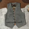 Zamszowy zamszowy kombinezon kamizelki kamizelki dla mężczyzn Wang Formal Man Ambo Gothic Chaleco Mężczyzna eleganckie garnitury kamizelki gilet męs