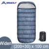 BSWolf Großer Camping-Schlafsack, leicht, für 3 Jahreszeiten, lockerer, breiter Schlafsack, lange Größe für Erwachsene, zum Ausruhen, Wandern, Angeln 231225