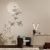 Wallpapers Modern 3d Bamboe Woonkamer Achtergrond Behang Muur Maatwerk