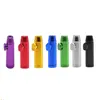 6 Style Snuff Snorter Metal Tobacco Smoking Pipe Series Bullet Rocket Aluminium Alloy Sniffer Dispenser Nasal Tube Hand Pipes