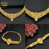 Afican African Biżuteria Zestaw Bigi Dubai Etiopian Gold Color Jewellery Bransoletka dla kobiet Bridal Choker Wholesale 231226