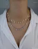 Sautoirs Or Argent Couleur Classique Mode 5A Cubique Zircone Cz Station Chaîne Turc Charme Femmes Chanceux Mignon Collier Ras Du Cou 12386762