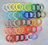Fishmouton à la mode coloré acrylique bambou bracelets pour femme bohème tube tendu perles manchette bracelets bracelets bijoux 231226