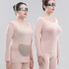 Winter Women's Thermal Underwear Set Thermo Thick Seamless Double Layer Warm Long Johns Body Slim 2Pieces Sets Female Lingerie 231226