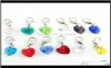 Charms Whole whole 12 Month Crystal Birthstone Floating Dangle Charm For Diy Sier Lobster Clasp Pendant 120PcsLot Sjfdv E6359725