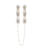 Necklace Onepiece Piece Hanging Neck Personality Simple Flower Tassel Female Temperament Earrings J190702287k1534856