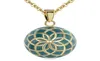 Pendant Necklaces Eudora Harmony Gold Green Flower Ball Necklace Chime Maternal Bola Bell Appease Fetal Prenatal Pregnant Women Je6364927