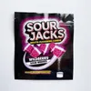 sour jacks empty zipper package bags power green apple wildberry watermelon edible Mouth puckering Ndsto Aeevm