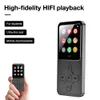 Mini Mp3 -spelare Bluetooth Compatible S ER 8 16 32 64 128GB HIFI MUSIC PORTABLE WALKMAN MED RADIO FM RECORDING E BOK 231226