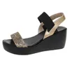 Sandaler Cootelili 2023 Fashion Shoes Woman Summer Women 8cm Heel Wedges Slip On Plus Size 40 41 42